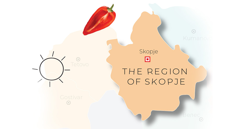 The taste of our country - Region of Skopje