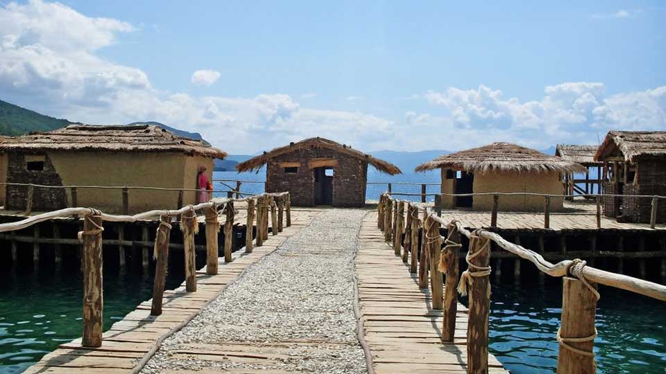 Bay of bones Ohrid lake